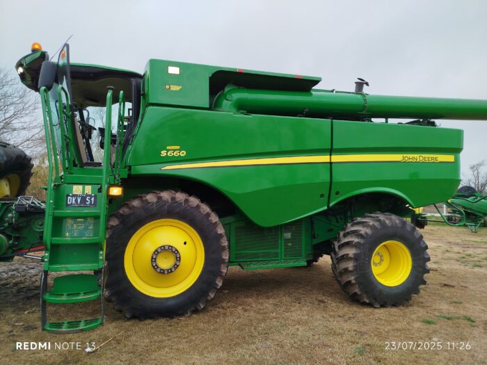 Cosechadora John Deere S660 2wd Dual Platf. 35p 2018