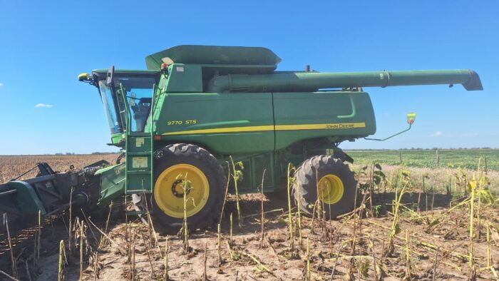 Cosechadora John Deere 9770, 2wd, Dual, Draper 40, 2013