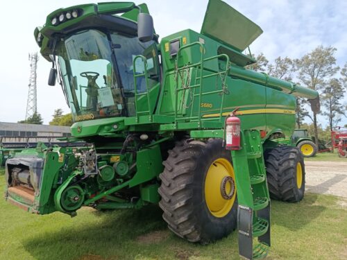 Cosechadora John Deere S680 4WD Dual Draper 45 año 2018