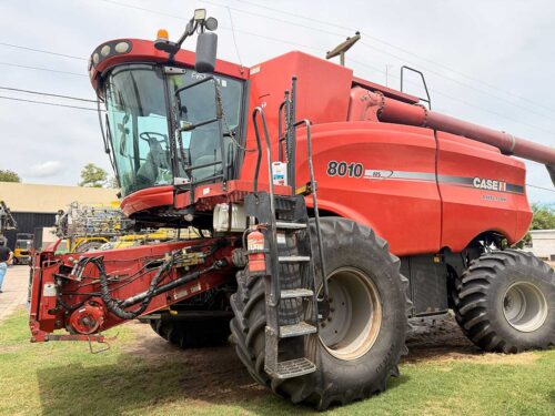 Cosechadora Case 8010, Doble, Dual, Draper 40p, 2008
